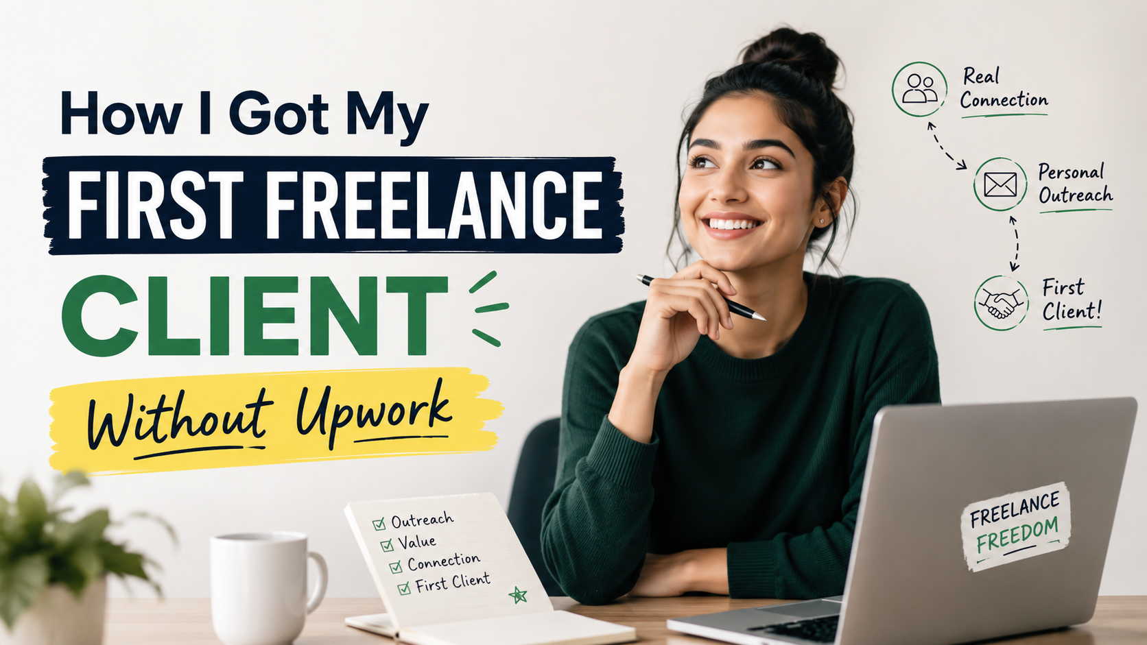 How I Got My First Freelance Client Without Upwork